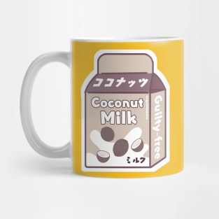 Japanese Oriented Organic Coconut Milk Dairy Free Plant Based Substitute Drink Mug